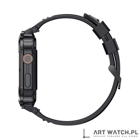 Smartwatch VELTORI VT200-1 Czarny Pasek Silikonowy