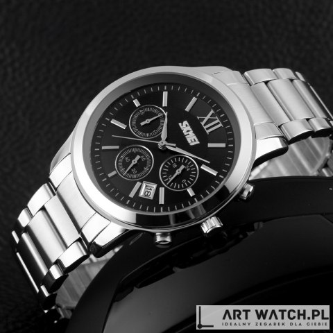 Zegarek Męski Skmei 9097BK + BOX