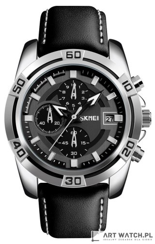 Zegarek Męski Skmei 9156SIBK + BOX