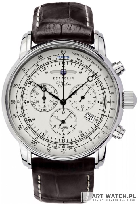 Zegarek Męski ZEPPELIN 100 Yahre 7680-1 + BOX
