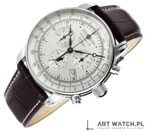 Zegarek Męski ZEPPELIN 100 Yahre 7680-1 + BOX