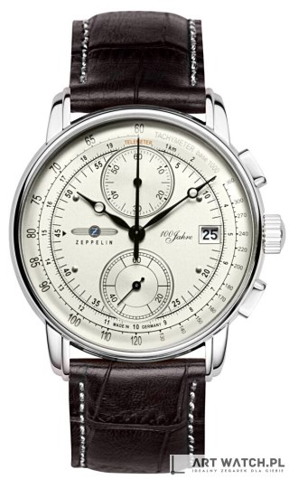Zegarek Męski ZEPPELIN 100 Yahre Chronograph 8670-1 + BOX