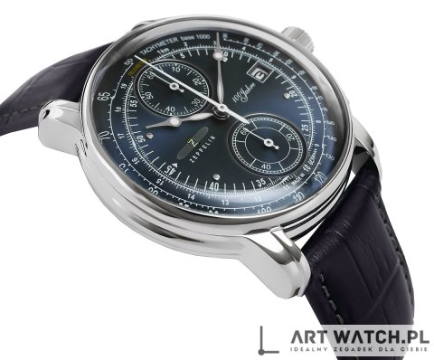 Zegarek Męski ZEPPELIN 100 Yahre Chronograph 8670-3 + BOX