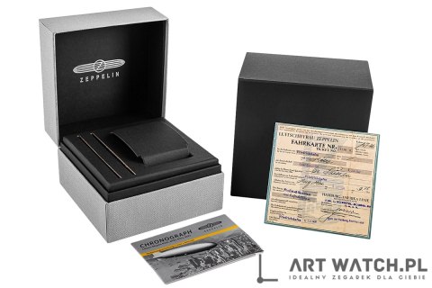 Zegarek Męski ZEPPELIN 100 Yahre Chronograph 8670-3 + BOX