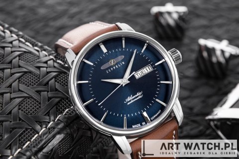 Zegarek Męski ZEPPELIN Atlantic Automatic 8466-3 + BOX