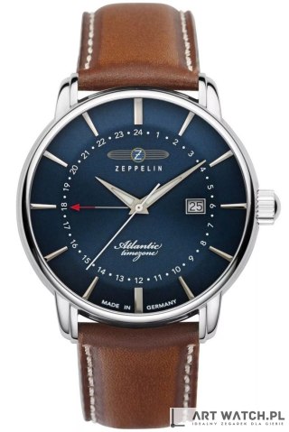 Zegarek Męski ZEPPELIN Atlantic Timezone 8442-3 + BOX