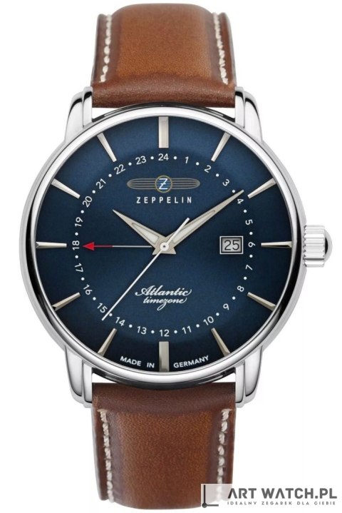 Zegarek Męski ZEPPELIN Atlantic Timezone 8442-3 + BOX