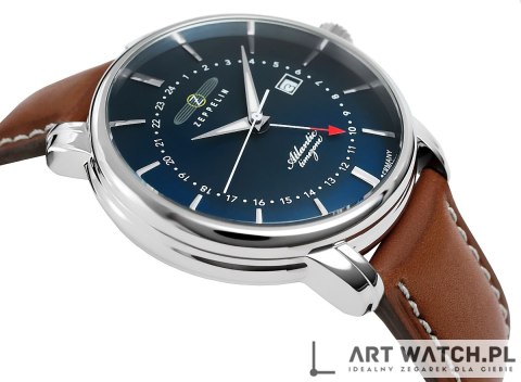 Zegarek Męski ZEPPELIN Atlantic Timezone 8442-3 + BOX