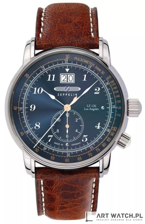 Zegarek Męski ZEPPELIN LZ126 Los Angeles 8644-3 + BOX