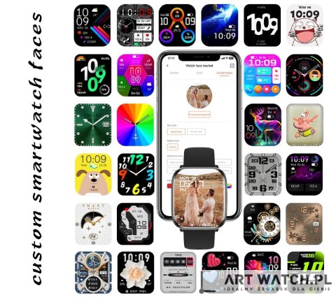 Smartwatch Damski Rubicon RNCF31 BLACK