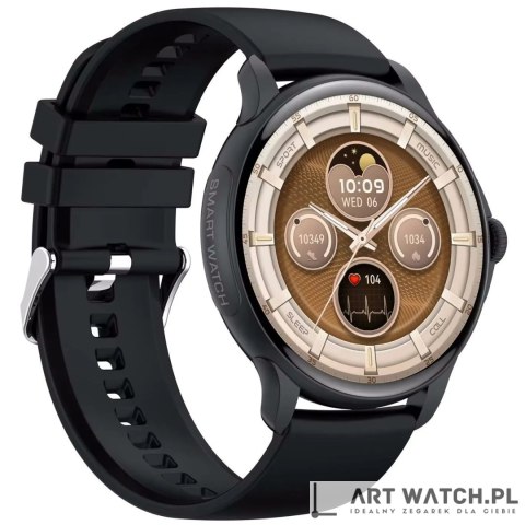 Smartwatch Damski Rubicon RNCF35 BLACK Bransoleta + Pasek