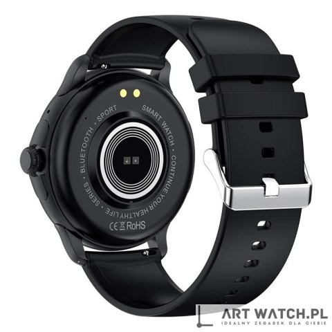 Smartwatch Damski Rubicon RNCF35 BLACK Bransoleta + Pasek