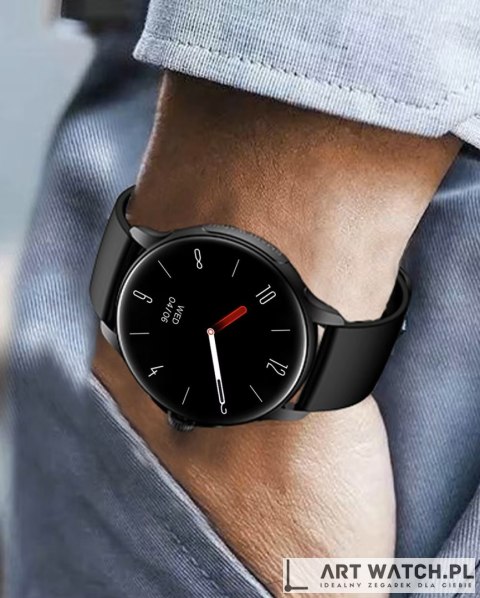 Smartwatch Damski Rubicon RNCF35 BLACK Bransoleta + Pasek