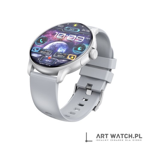 Smartwatch Damski Rubicon RNCF35 SILVER Bransoleta + Pasek