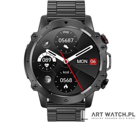 Smartwatch Męski Rubicon RNCF18-1 BLACK Bransoleta + Pasek