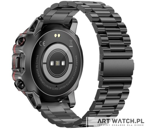 Smartwatch Męski Rubicon RNCF18-1 BLACK Bransoleta + Pasek