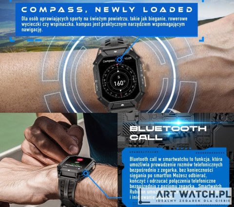 Smartwatch Męski Rubicon RNCF24-2 GREY