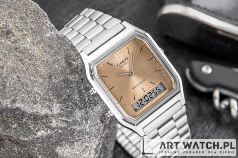 Zegarek Damski CASIO AQ-230A-4AMQYDF + BOX