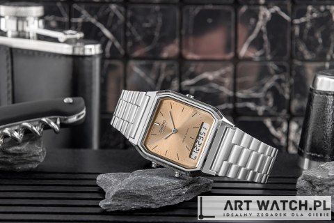 Zegarek Damski CASIO AQ-230A-4AMQYDF + BOX