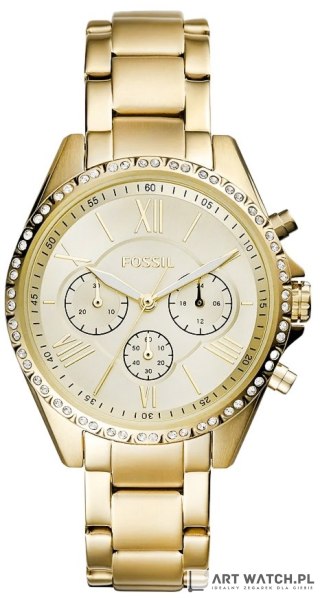 Zegarek Damski FOSSIL Modern Courier Chronograph BQ3378 + BOX