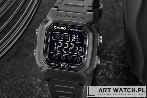 Zegarek Męski CASIO W-800H-1BVDF + BOX