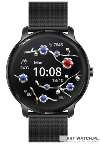 Smartwatch Damski RUBICON RNBE66 Black SMARUB124