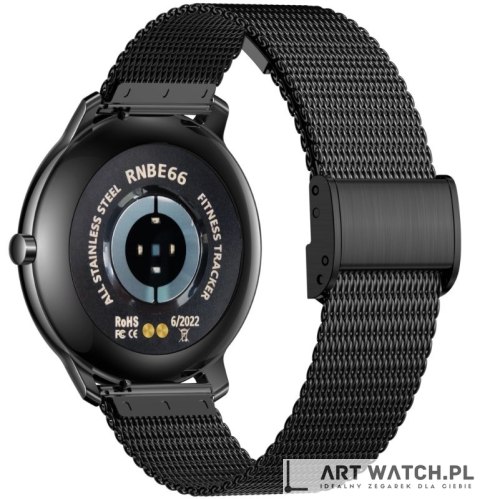 Smartwatch Damski RUBICON RNBE66 Black SMARUB124