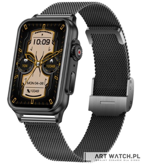 Smartwatch Damski RUBICON RNCF06 Black SMARUB215