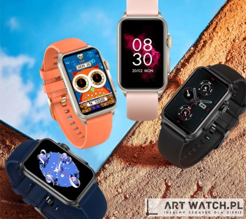 Smartwatch Damski RUBICON RNCF06 Black SMARUB222