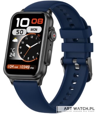 Smartwatch Damski RUBICON RNCF06 Black/Dark Blue SMARUB220