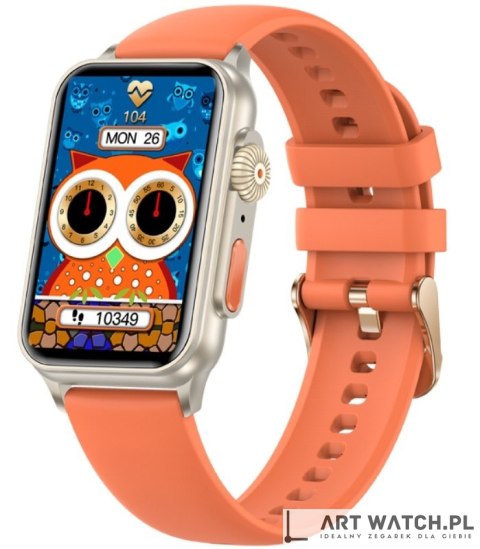 Smartwatch Damski RUBICON RNCF06 Tytan/Orange SMARUB221