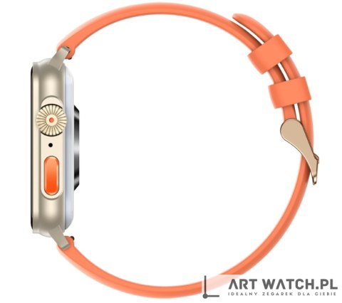 Smartwatch Damski RUBICON RNCF06 Tytan/Orange SMARUB221