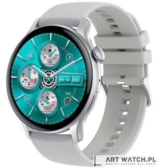 Smartwatch Damski RUBICON RNCF10 Silver/Grey SMARUB238