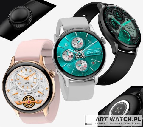 Smartwatch Damski RUBICON RNCF10 Silver/Grey SMARUB238