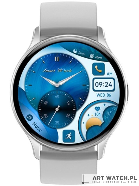 Smartwatch Damski RUBICON RNCF11 Silver/Grey SMARUB242