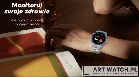 Smartwatch Męski GRAVITY GT16-2 Black / Czarna Bransoleta