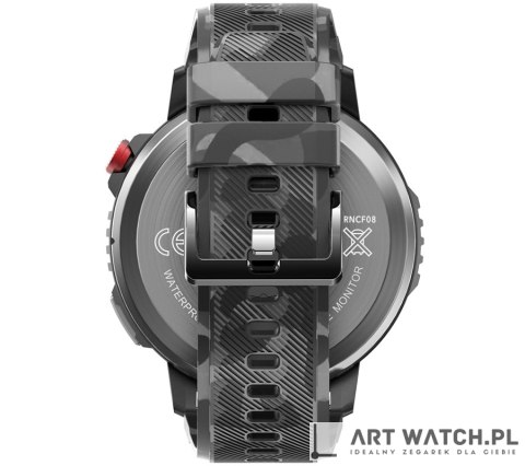 Smartwatch Męski RUBICON RNCF08 Black/Moro SMARUB232