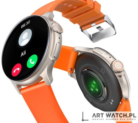 Smartwatch Męski RUBICON RNCF12 Tytan/Orange SMARUB245