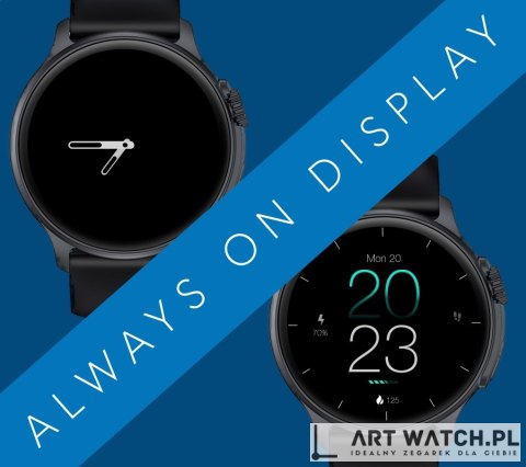 Smartwatch Męski RUBICON RNCF12 Tytan/Orange SMARUB245