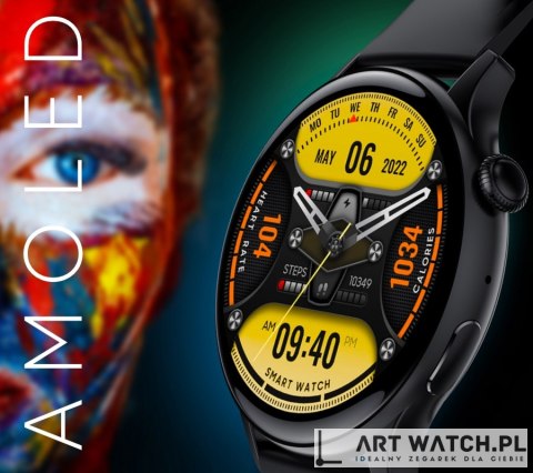 Smartwatch RUBICON RNCF10 Black SMARUB237
