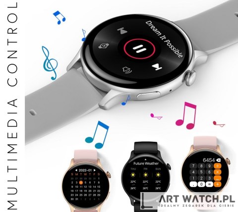 Smartwatch RUBICON RNCF10 Black SMARUB237