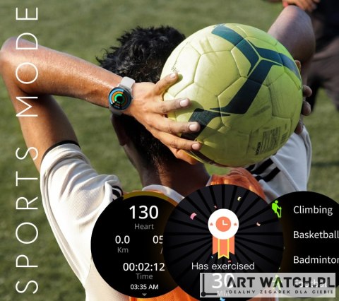 Smartwatch RUBICON RNCF10 Black SMARUB237