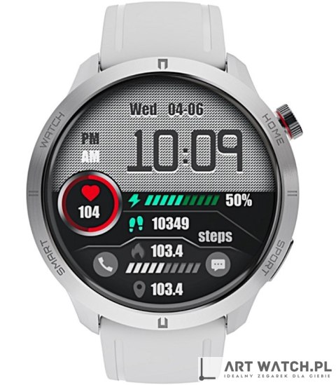 Smartwatch RUBICON RNCF14 Silver/White SMARUB252