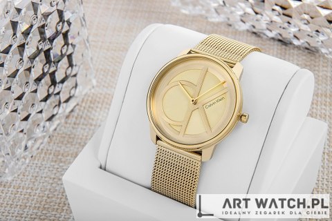 Zegarek Damski CALVIN KLEIN Iconic Mesh 25200034 + BOX