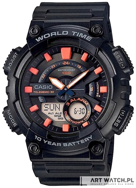Zegarek Męski CASIO Gerton AEQ-110W-1A2VDF + BOX