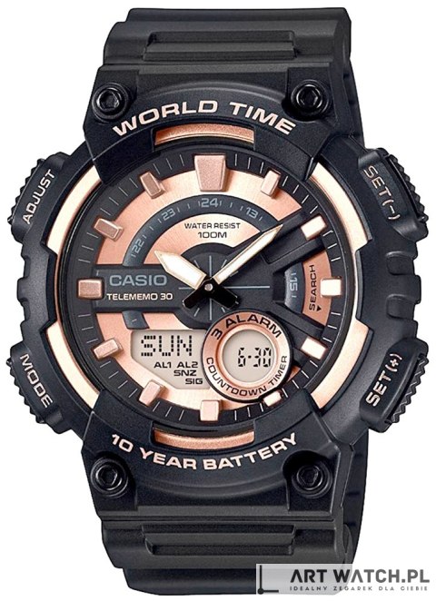 Zegarek Męski CASIO Gerton AEQ-110W-1A3VDF + BOX