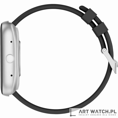 Smartwatch Męski GRAVITY GT18-4 Pomarańczowy Pasek Silikonowy + Czarny Pasek