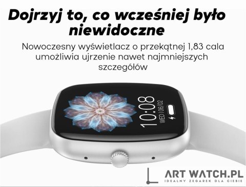 Smartwatch Męski GRAVITY GT18-4 Pomarańczowy Pasek Silikonowy + Czarny Pasek