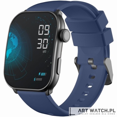 Smartwatch Męski GRAVITY GT28-3 Pasek + Bransoleta Granatowo Czarny