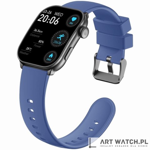 Smartwatch Męski GRAVITY GT28-3 Pasek + Bransoleta Granatowo Czarny